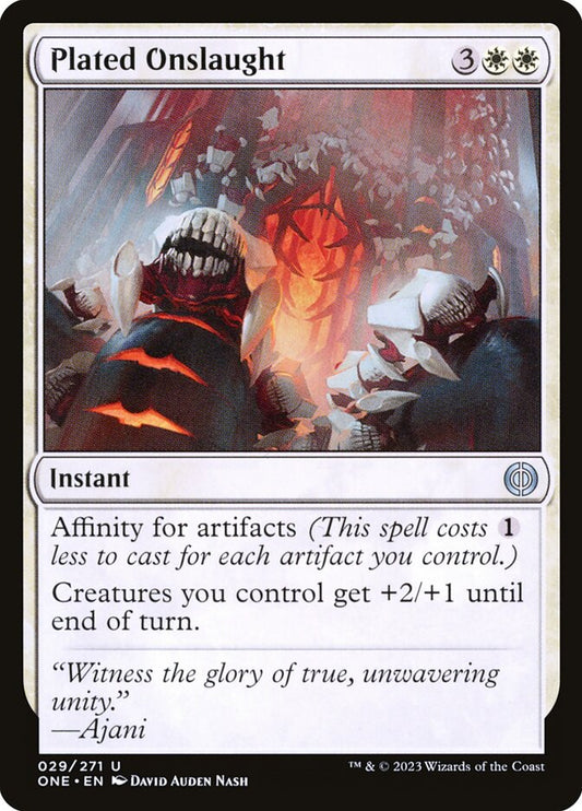 Plated Onslaught front