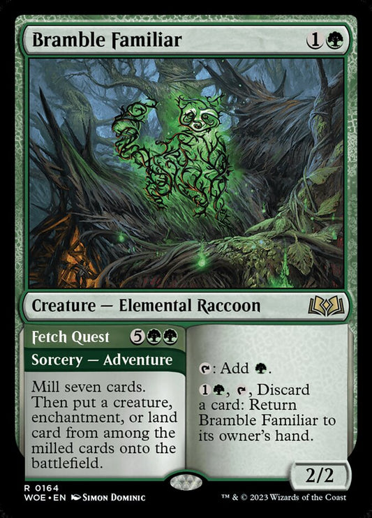 Bramble Familiar // Fetch Quest front
