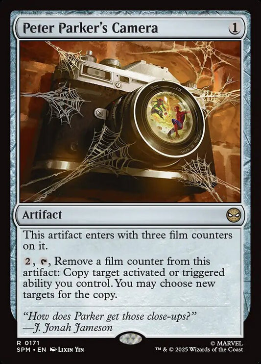 Peter Parker's Camera front