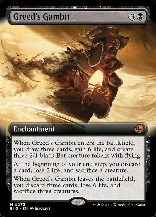Greed's Gambit front