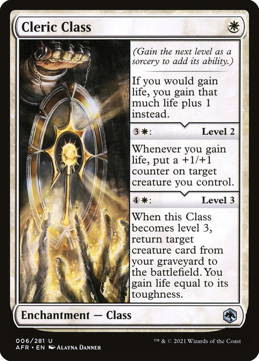 Cleric Class front