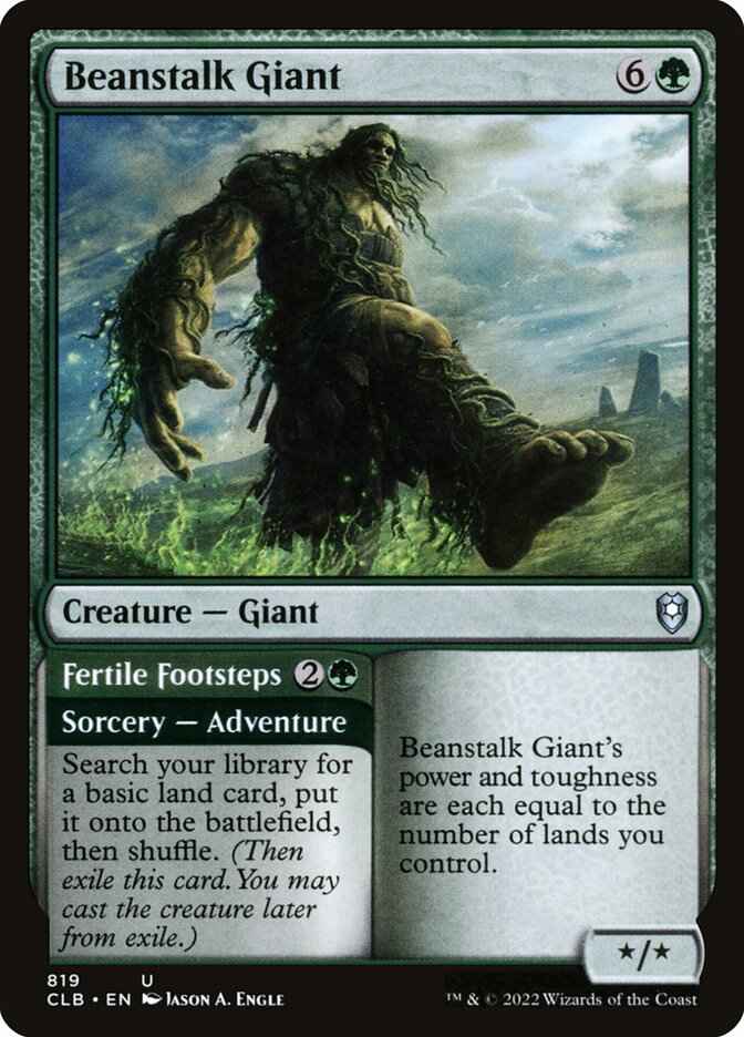 Beanstalk Giant // Fertile Footsteps back