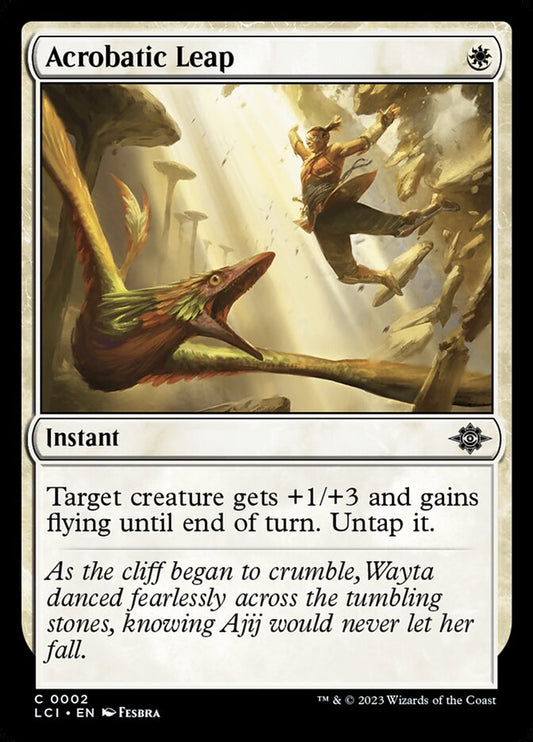 Acrobatic Leap front