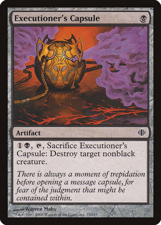 Executioner's Capsule front