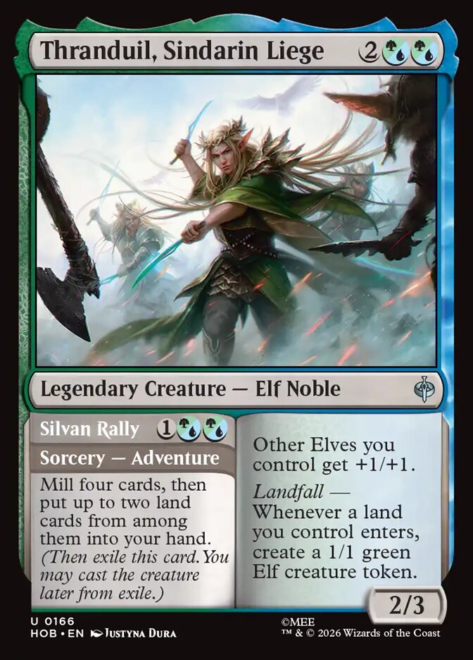 Thranduil, Sindarin Liege // Silvan Rally back