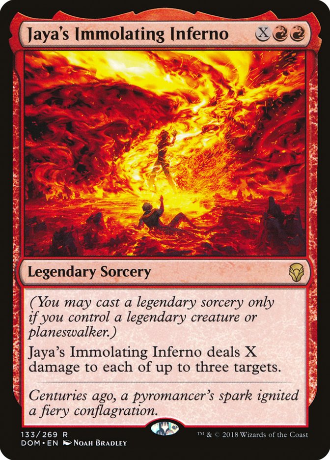 Jaya's Immolating Inferno front
