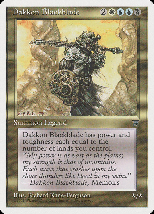 Dakkon Blackblade front