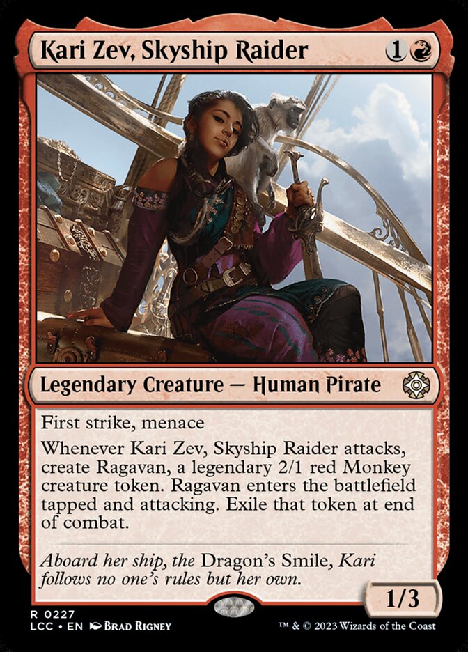 Kari Zev, Skyship Raider front