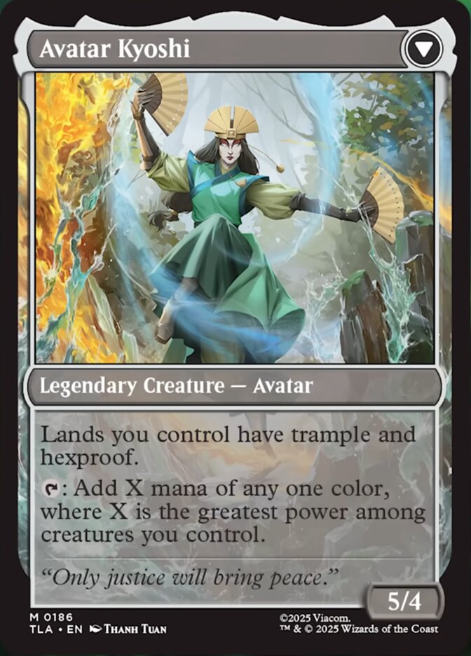 The Legend of Kyoshi // Avatar Kyoshi back