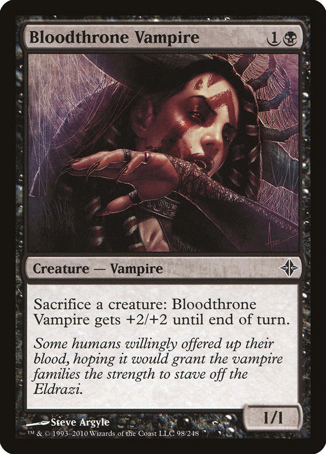 Bloodthrone Vampire front