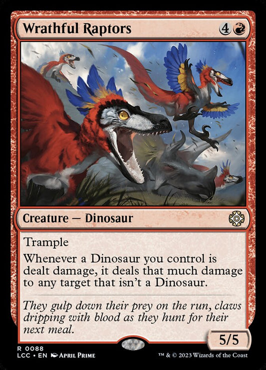 Wrathful Raptors front