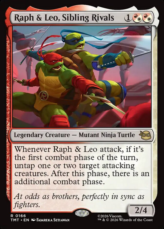 Raph & Leo, Sibling Rivals front