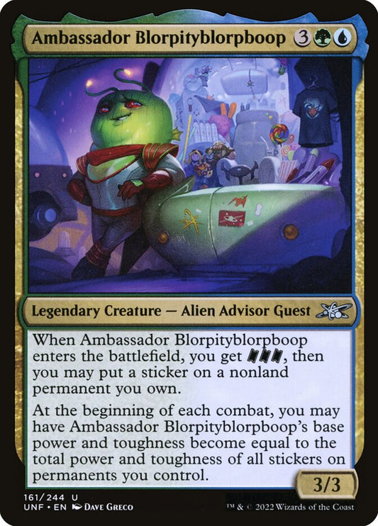 Ambassador Blorpityblorpboop front