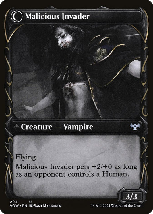 Innocent Traveler // Malicious Invader back