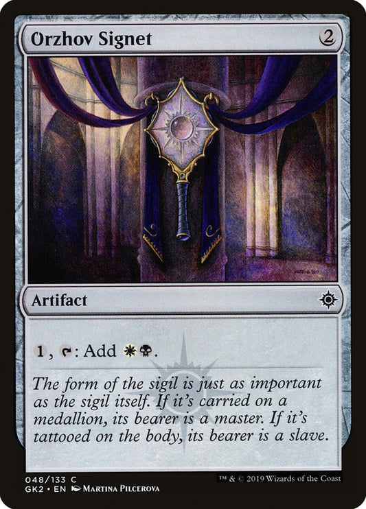 Orzhov Signet front