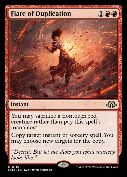 Flare of Duplication front