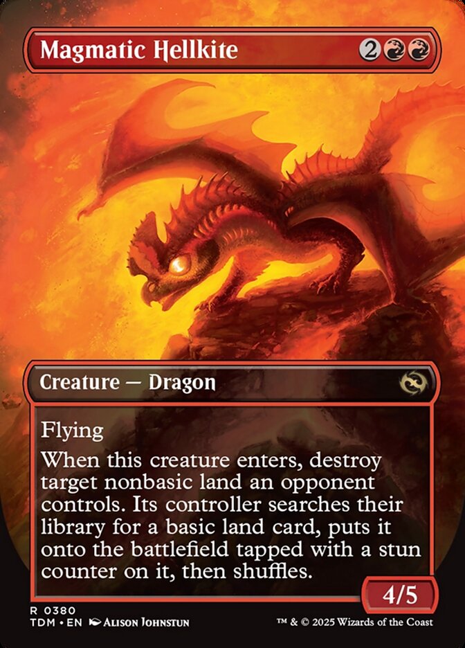 Magmatic Hellkite // Magmatic Hellkite back