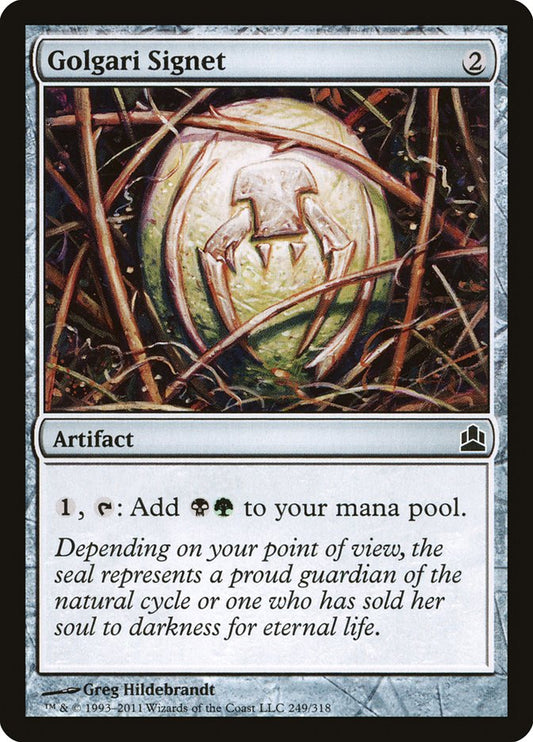 Golgari Signet front