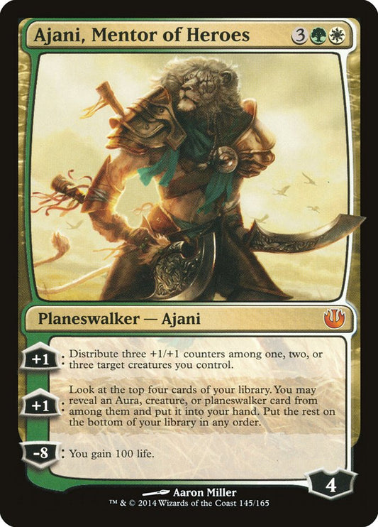 Ajani, Mentor of Heroes front