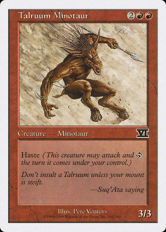 Talruum Minotaur front