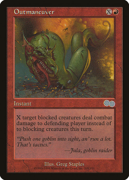 Outmaneuver front