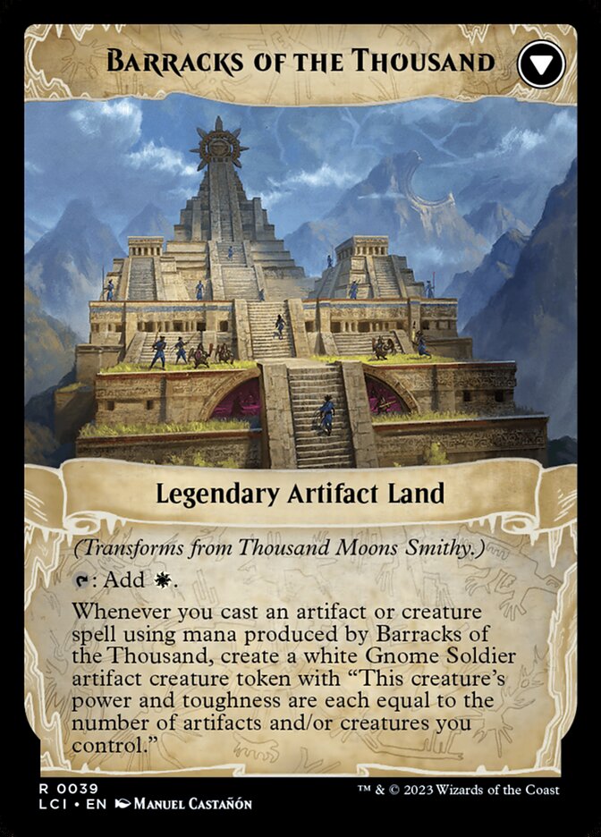 Thousand Moons Smithy // Barracks of the Thousand back
