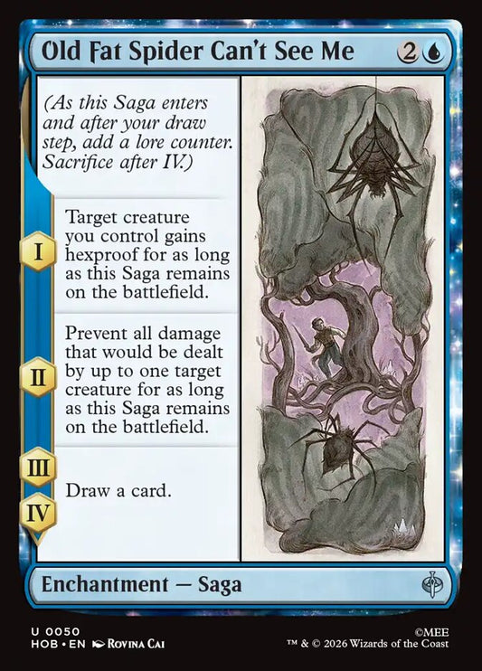 Old Fat Spider Can't See Me front