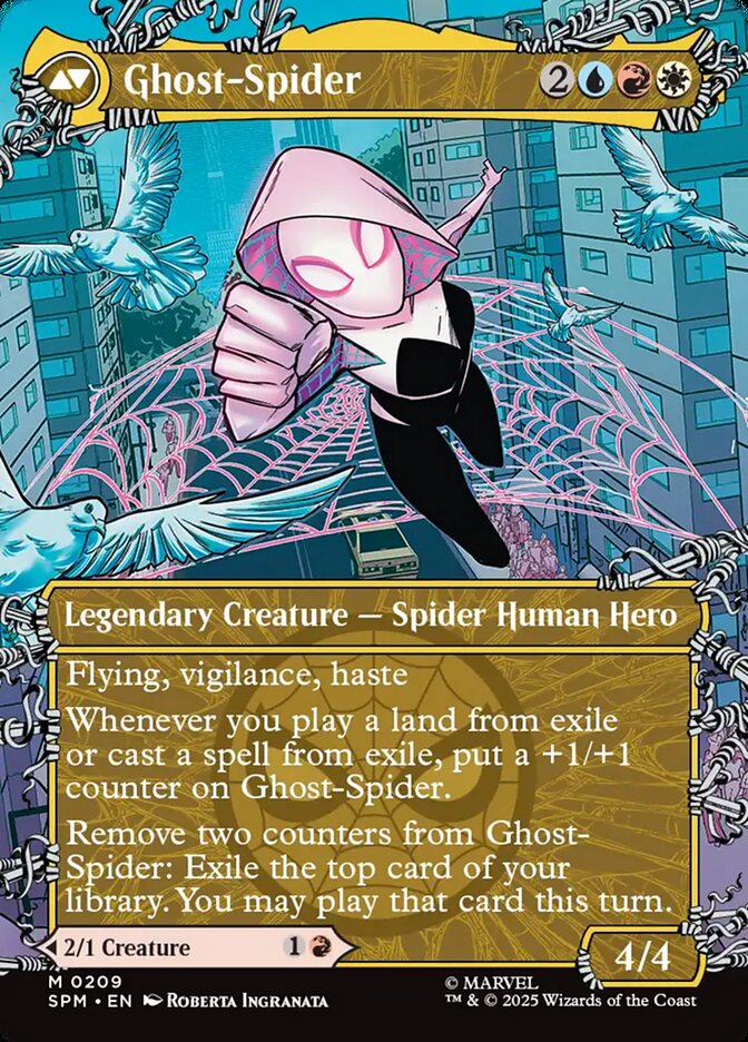 Gwen Stacy // Ghost-Spider back