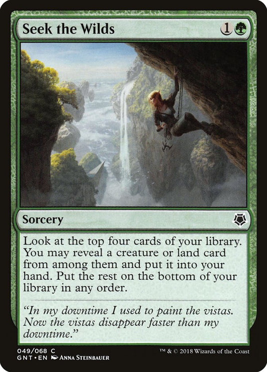 Seek the Wilds front