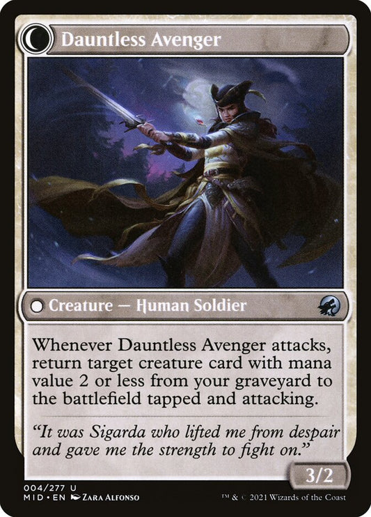 Bereaved Survivor // Dauntless Avenger back