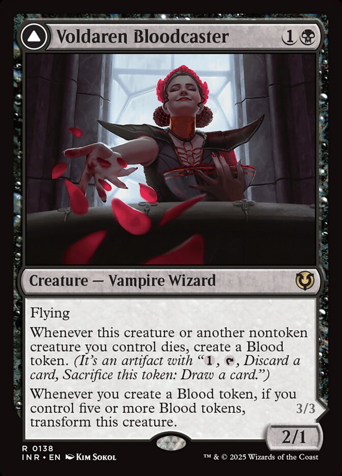 Voldaren Bloodcaster // Bloodbat Summoner front