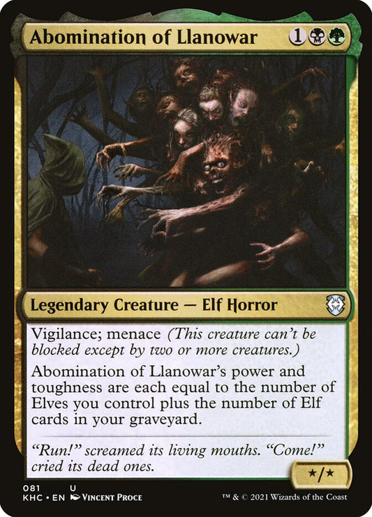 Abomination of Llanowar front