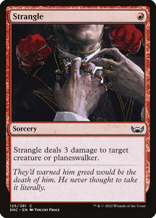 Strangle front
