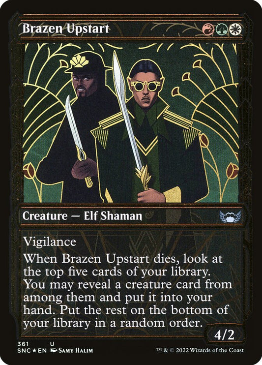 Brazen Upstart front