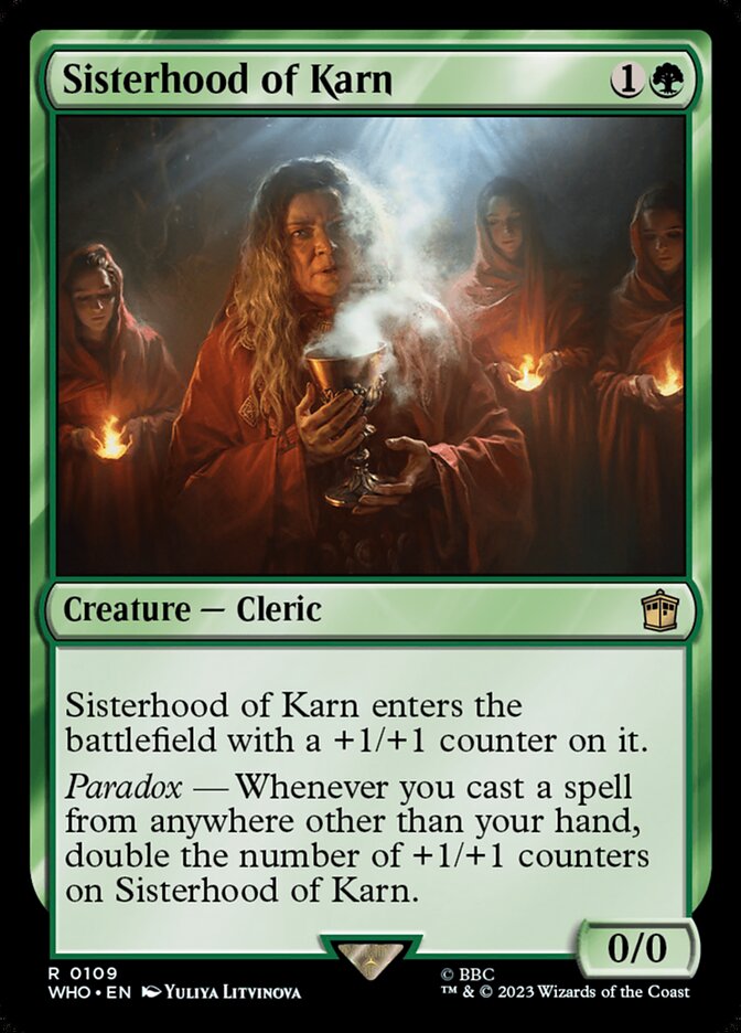 Sisterhood of Karn front