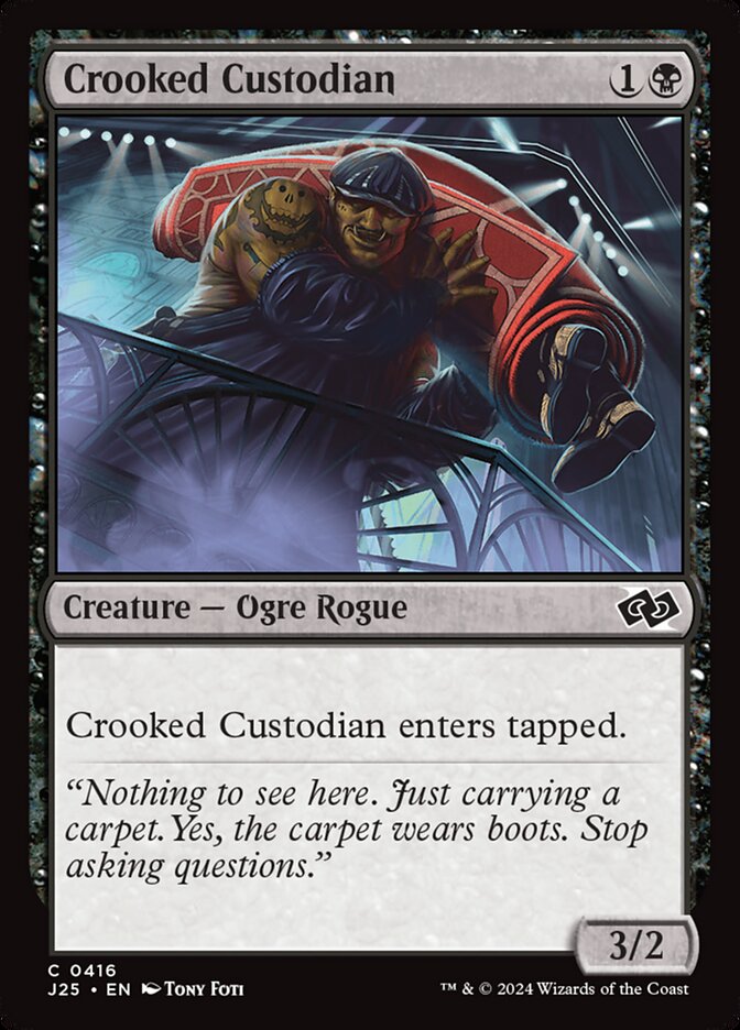Crooked Custodian front