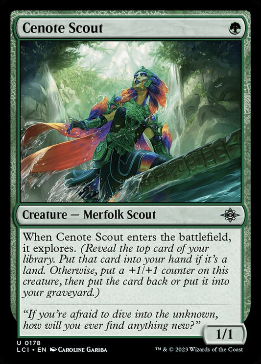 Cenote Scout front