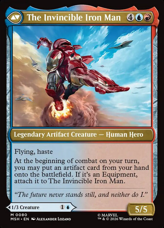 Tony Stark // The Invincible Iron Man back