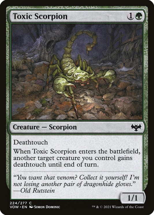 Toxic Scorpion front