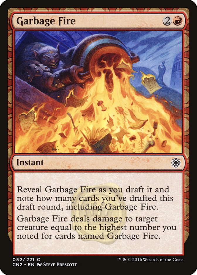 Garbage Fire front