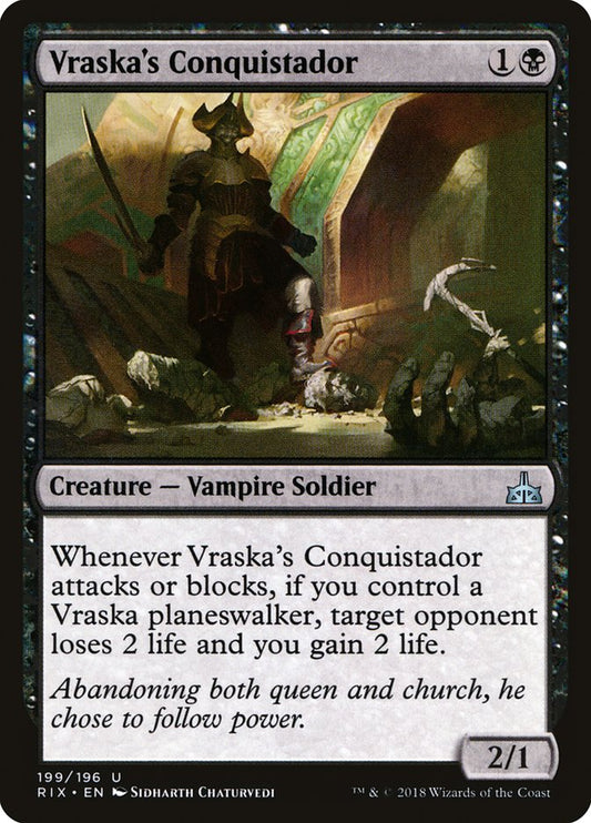 Vraska's Conquistador front