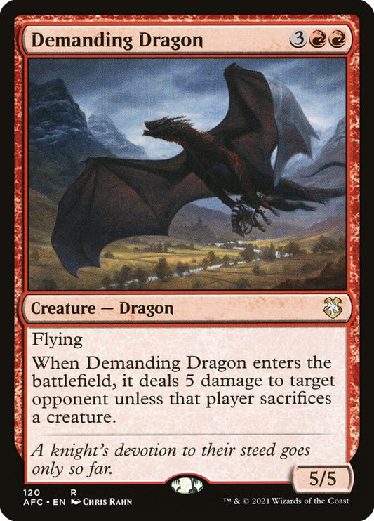 Demanding Dragon front