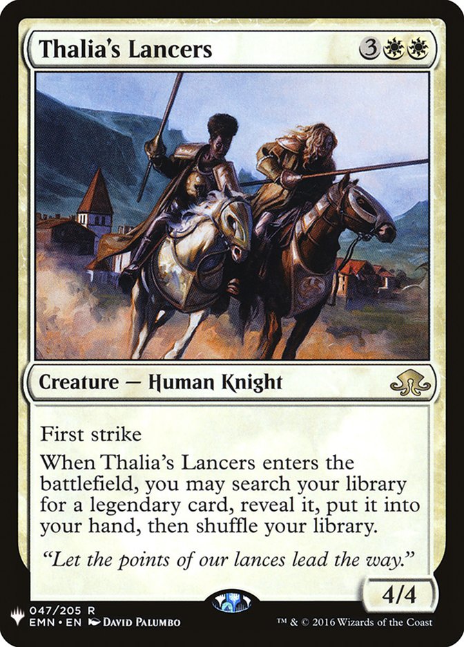 Thalia's Lancers front