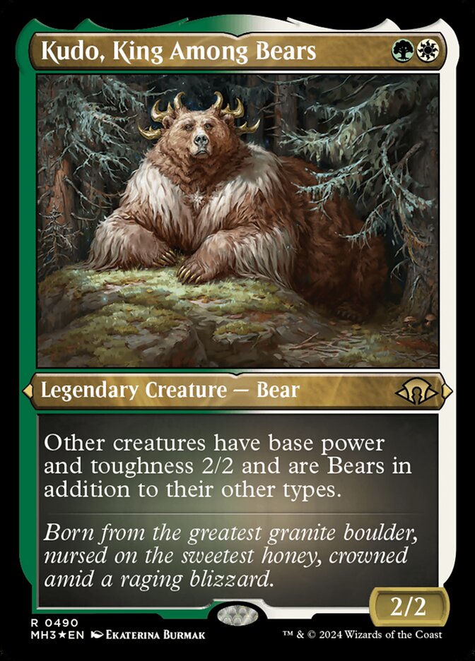Kudo, King Among Bears front