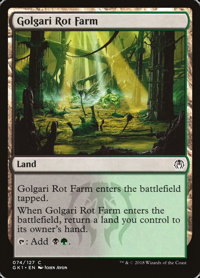 Golgari Rot Farm front