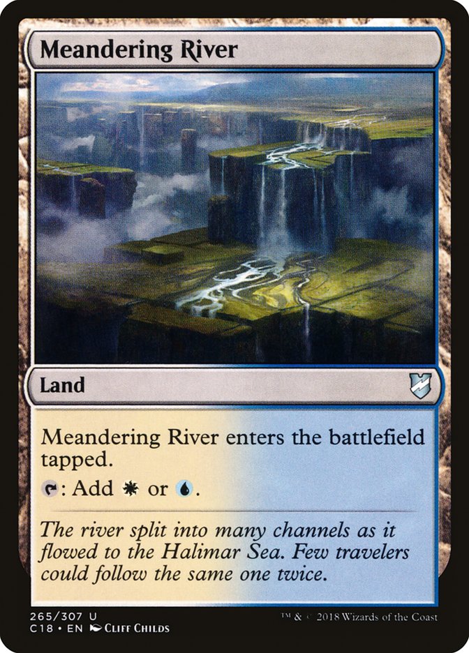 Meandering River front