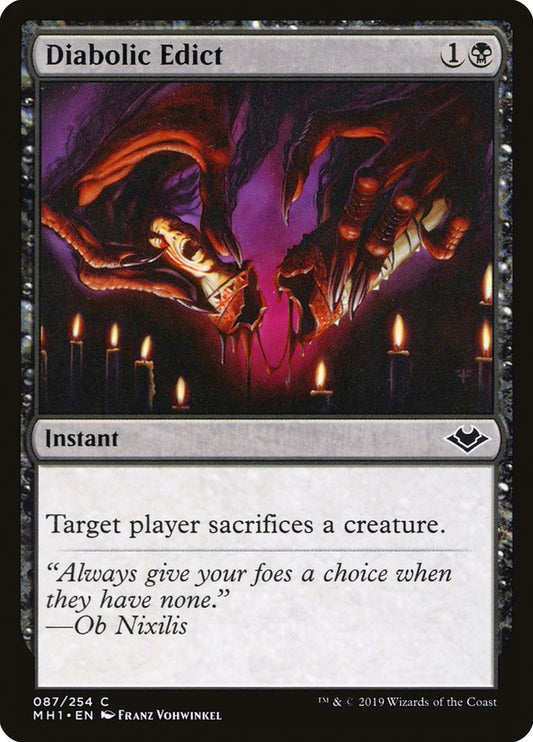 Diabolic Edict front