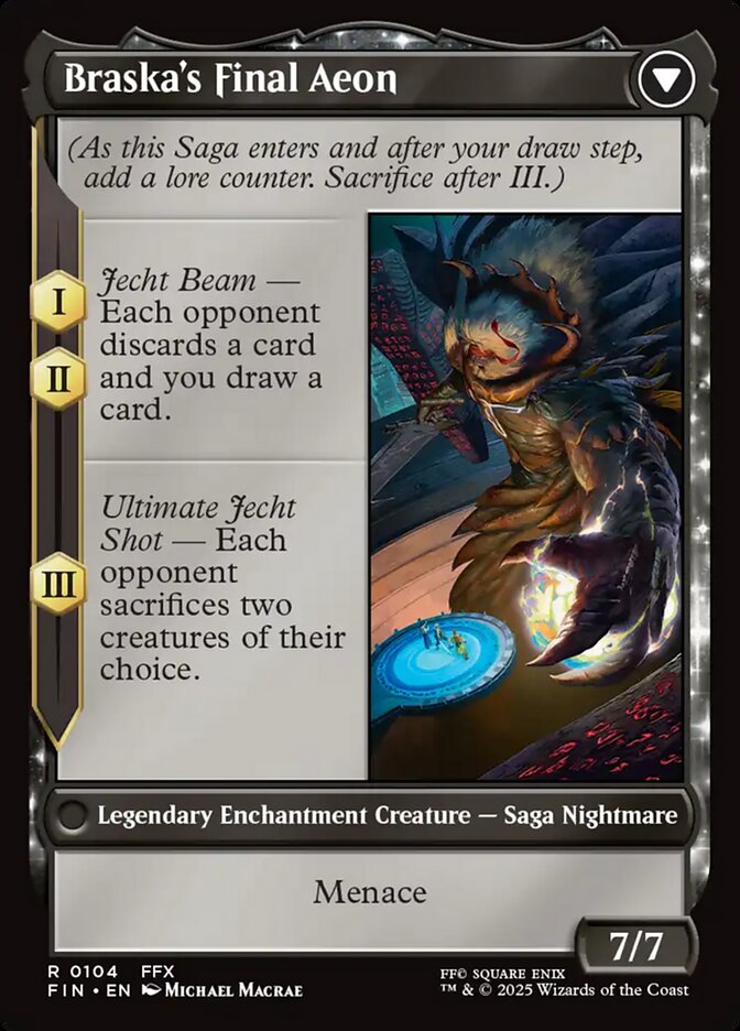 Jecht, Reluctant Guardian // Braska's Final Aeon back