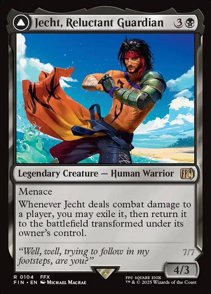Jecht, Reluctant Guardian // Braska's Final Aeon front
