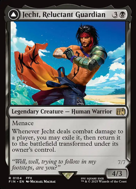 Jecht, Reluctant Guardian // Braska's Final Aeon front